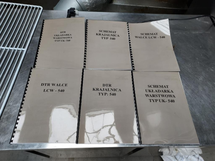 Zdjęcie przedmiotu: Zestaw maszyn do produkcji makaronu walcowanego