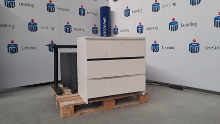 Furniture set: desk, container, chest of drawers