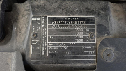 Zdjęcie przedmiotu: Iveco DAILY E6 3.5t
