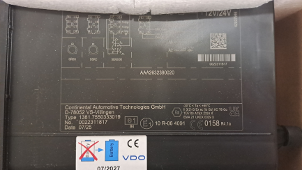 Zdjęcie przedmiotu: Цифровий тахограф VDO версії G2V2