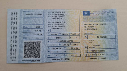 Zdjęcie przedmiotu: Fiat Doblo Cargo 1.5 BlueHDi E6.4 2.4t L2