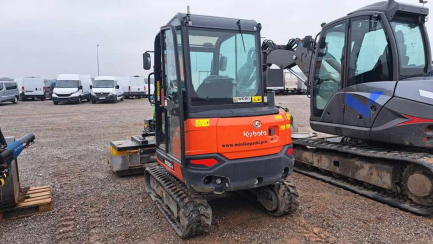 Zdjęcie przedmiotu: KUBOTA KX030-4 crawler mini excavator with attachments