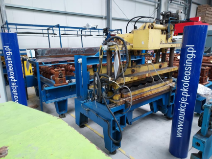 Zdjęcie przedmiotu: A line for the production of BUD-MASZ D-23F metal roof tiles