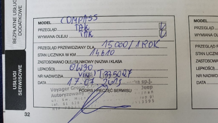 Zdjęcie przedmiotu: Jeep Compass 1.4 TMair Limited FWD S&S