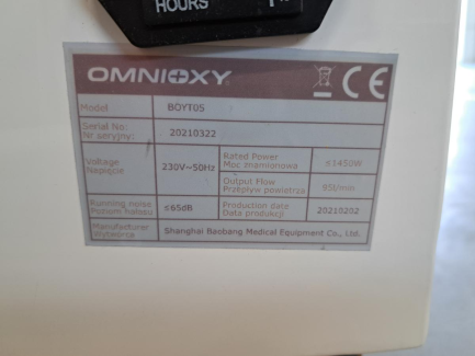 Zdjęcie przedmiotu: Komora hiperbaryczna OMNIOXY DUO