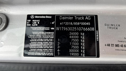Zdjęcie przedmiotu: Mercedes-benz Actros + PLANDEX PTL-1800 18.0t