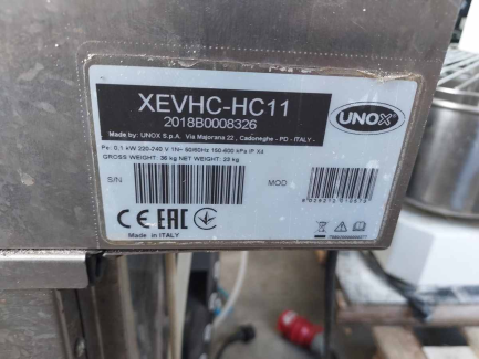 Zdjęcie przedmiotu: PROMOTION GASTRONOMY Set of gastronomic equipment (SW-1S kitchen scale, FCM 786100 spiral mixer, Chopper, Unox Cheftop convection steam oven with a hood, Mijar King E water softener, Stalgast IP2 fryer, Ma-Ga TC123 meat grinder)