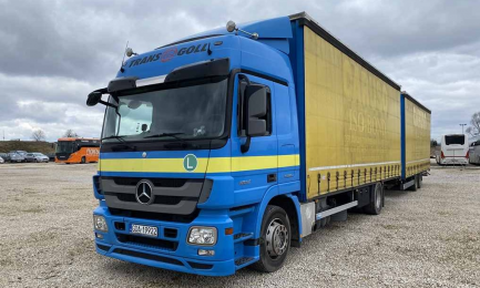 Zdjęcie przedmiotu: Bundle Auction Mercedes-benz Actros + Krone ZZF