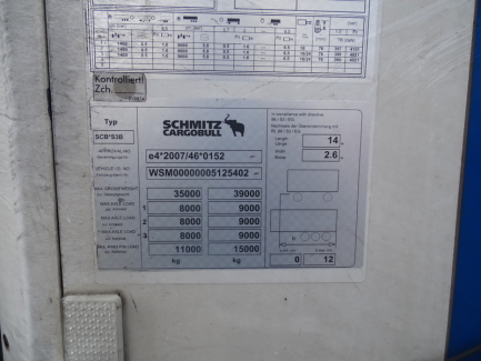 Zdjęcie przedmiotu: SCHMITZ CARGOBULL SCB*S3B Refrigerator