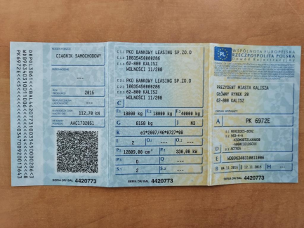 Zdjęcie przedmiotu: Mercedes-benz Actros E6 18.0t