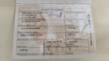 Zdjęcie przedmiotu: Skoda Octavia 2.0 TDI Ambition DSG