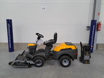 STIGA Park 500W garden tractor + Combi 95 Q Plus cutting unit + STIGA HPS 235R washer