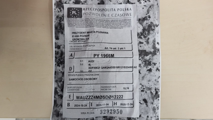 Zdjęcie przedmiotu: Audi Q7 45 TDI mHEV Quattro S Line Oświadczenie o utracie DR