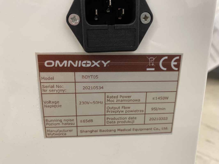 Zdjęcie przedmiotu: Komora hiperbaryczna OMNIOXY DUO