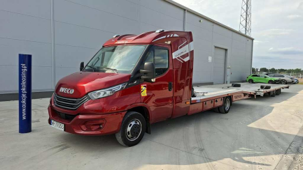 Iveco DAILY HI-MATIC + Przyczepa NPS L2035 3.49t