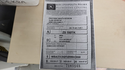 Zdjęcie przedmiotu: BMW X4 xDrive20d mHEV M Sport sport-aut Oświadczenie o utracie DR