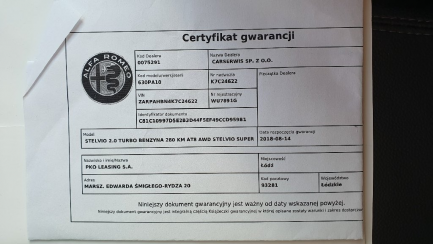 Zdjęcie przedmiotu: ALFA ROMEO Stelvio Combi