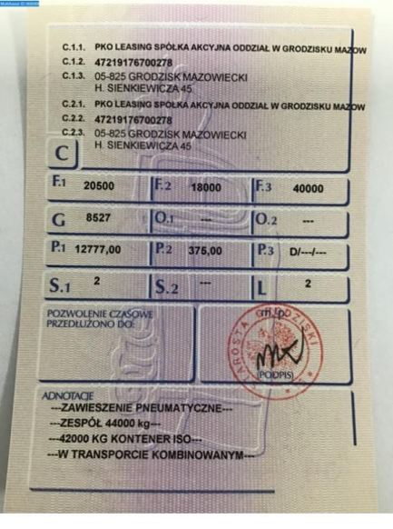 Zdjęcie przedmiotu: Volvo FH 500 Globetrotter I-Save E6d 21.0t Oświadczenie o utracie DR