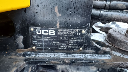 Zdjęcie przedmiotu: JCB 19c-1 tracked mini excavator