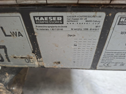 Zdjęcie przedmiotu: KAESER M17 Portable Screw Compressor
