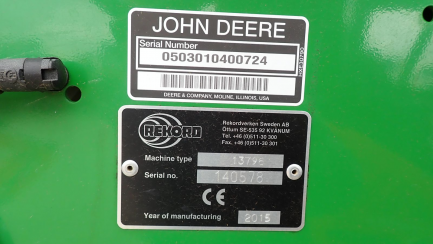 Zdjęcie przedmiotu: JOHN DEERE T660 T600 harvester with HEDER 625R / 625R