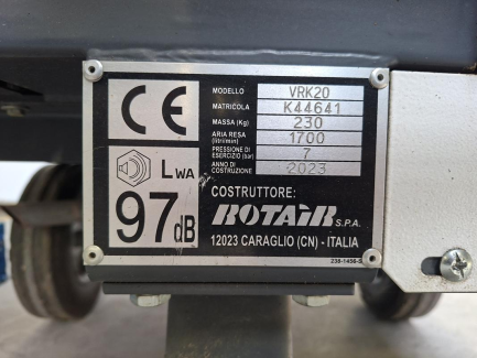 Zdjęcie przedmiotu: Maszyna do przecisk&oacute;w TERMA MAX K65 + sprężarka ROTAIR VRK-20