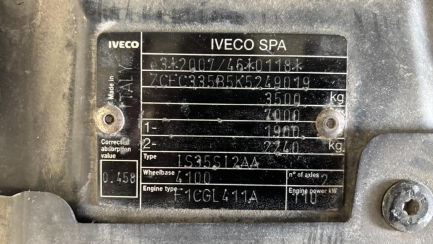 Zdjęcie przedmiotu: Iveco DAILY E6 3.5t