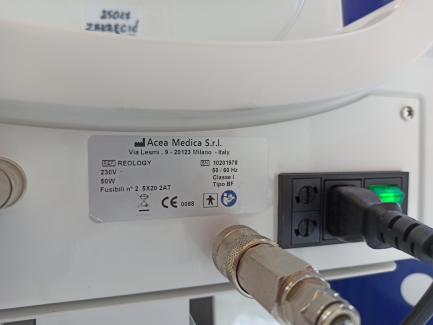 Zdjęcie przedmiotu: Medical device for carboxytherapy - subcutaneous and intradermal administration of medical carbon dioxide ACEA MEDICA S.R.L. REOLOGY 2