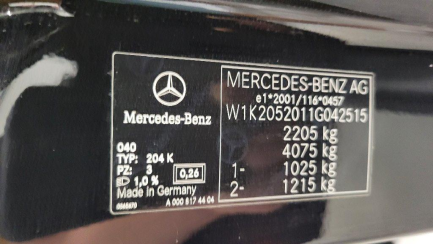 Zdjęcie przedmiotu: Mercedes-benz C200D Kombi 9G-TRONIC Oświadczenie o utracie DR