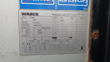 Zdjęcie przedmiotu: KOEGEL S24-1 curtain semi-trailer