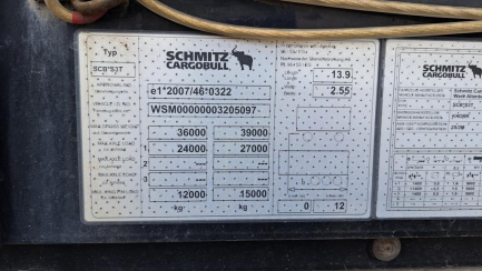 Zdjęcie przedmiotu: SCHMITZ SCS 24 35.0t Dropside