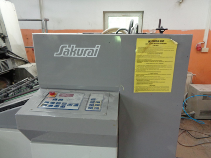 Zdjęcie przedmiotu: Sakurai Oliver 475 SDW offset printing machine