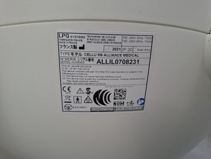 Zdjęcie przedmiotu: LPG медичний прилад CELLU M6 ALLIANCE