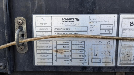 Zdjęcie przedmiotu: SCHMITZ SCS 24 35.0t