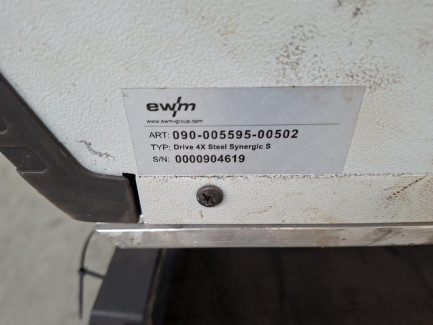 Zdjęcie przedmiotu: EWM Taurus 405 Steel Synergic S inverter welding machine