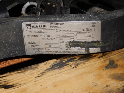 Zdjęcie przedmiotu: STILL FM-X 25 high forklift truck serial no. 511905F00130