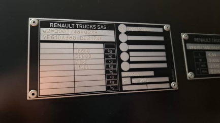 Zdjęcie przedmiotu: Renault T 520 E6 18.0t 4x2 X-Low High Cab Oświadczenie o utarcie DR