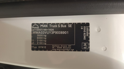 Zdjęcie przedmiotu: MAN TGE E6 3.5t L5H3