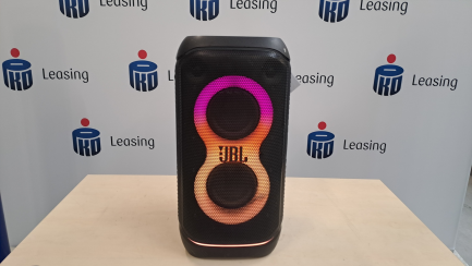 Zdjęcie przedmiotu: Аудіоколонка JBL PartyBox Stage 320 Power, чорна, 240 Вт, Bluetooth, 18 годин роботи від акумулятора, вхід для мікрофона та гітари, IPX4