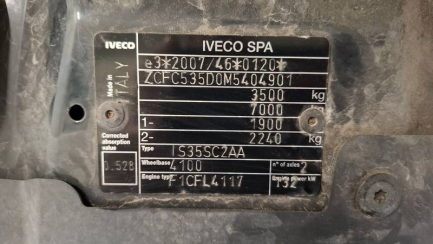 Zdjęcie przedmiotu: Iveco DAILY E6 3.5t Oświadczenie o utracie DR