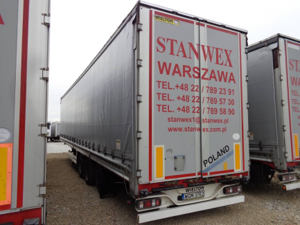 Zdjęcie przedmiotu: AUCTION OF THE DAY WIELTON NS3K Curtain trailer