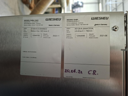 Zdjęcie przedmiotu: Modułowy piec piekarniczo-cukierniczy WIESHEU EBO 128 Vario 3