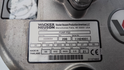 Zdjęcie przedmiotu: WACKER NEUSON PG2A(I) water pump