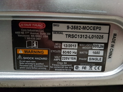 Zdjęcie przedmiotu: STAR TRAC sports equipment set 1x TREADMILL + 3x ORBITREK