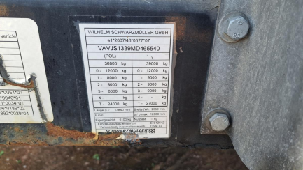 Zdjęcie przedmiotu: SCHWARZMULLER J-SERIE S1/13.62 36.0t