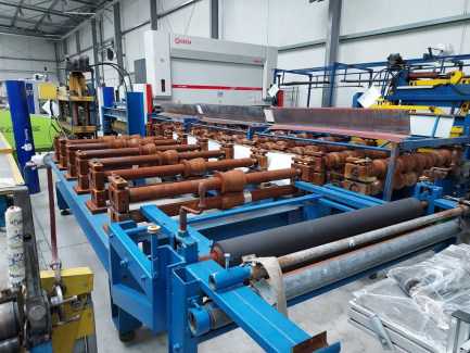 Zdjęcie przedmiotu: A line for the production of BUD-MASZ D-23F metal roof tiles