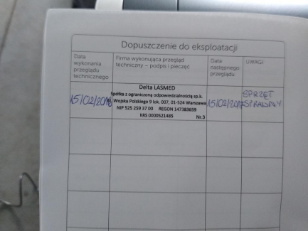 Zdjęcie przedmiotu: Lasmed Ulight medical system