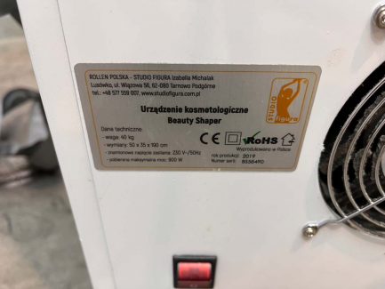 Zdjęcie przedmiotu: Urządzenie kosmetyczne umożliwiające wykonywanie zabieg&oacute;w na twarz i ciało - Beauty Shaper Studio Figura