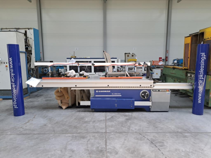 CORMAK MJ45-KD3 Sliding Table Saw + Pneumatic Press + Sawdust Extractors