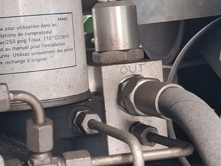 Zdjęcie przedmiotu: Atmos PB82 screw compressor equipped with an aftercooler with water separator